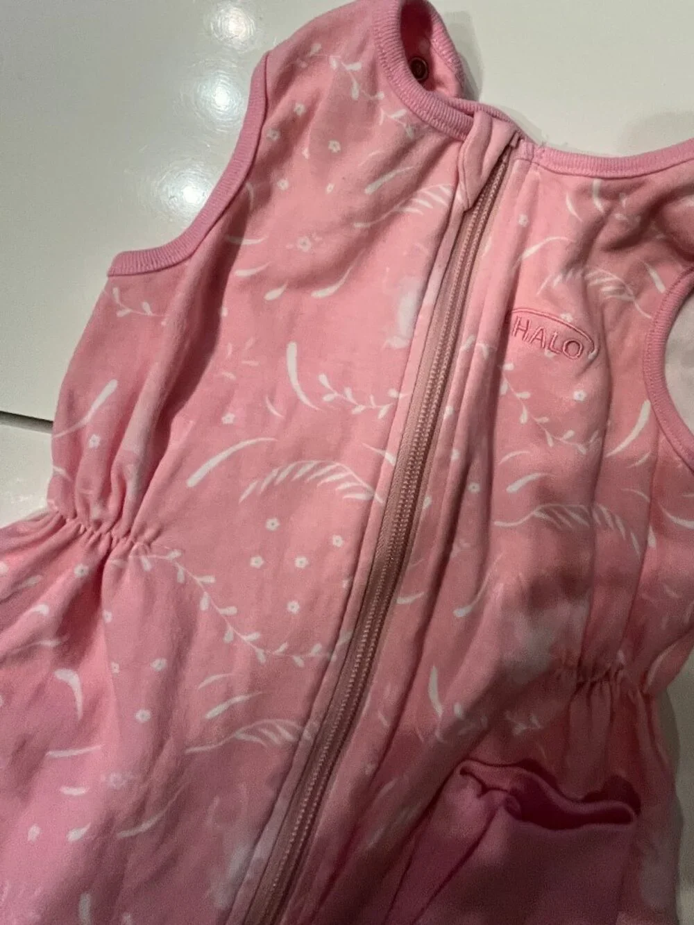 HALO SleepSack toddler wearable blanket in pink Size 2T